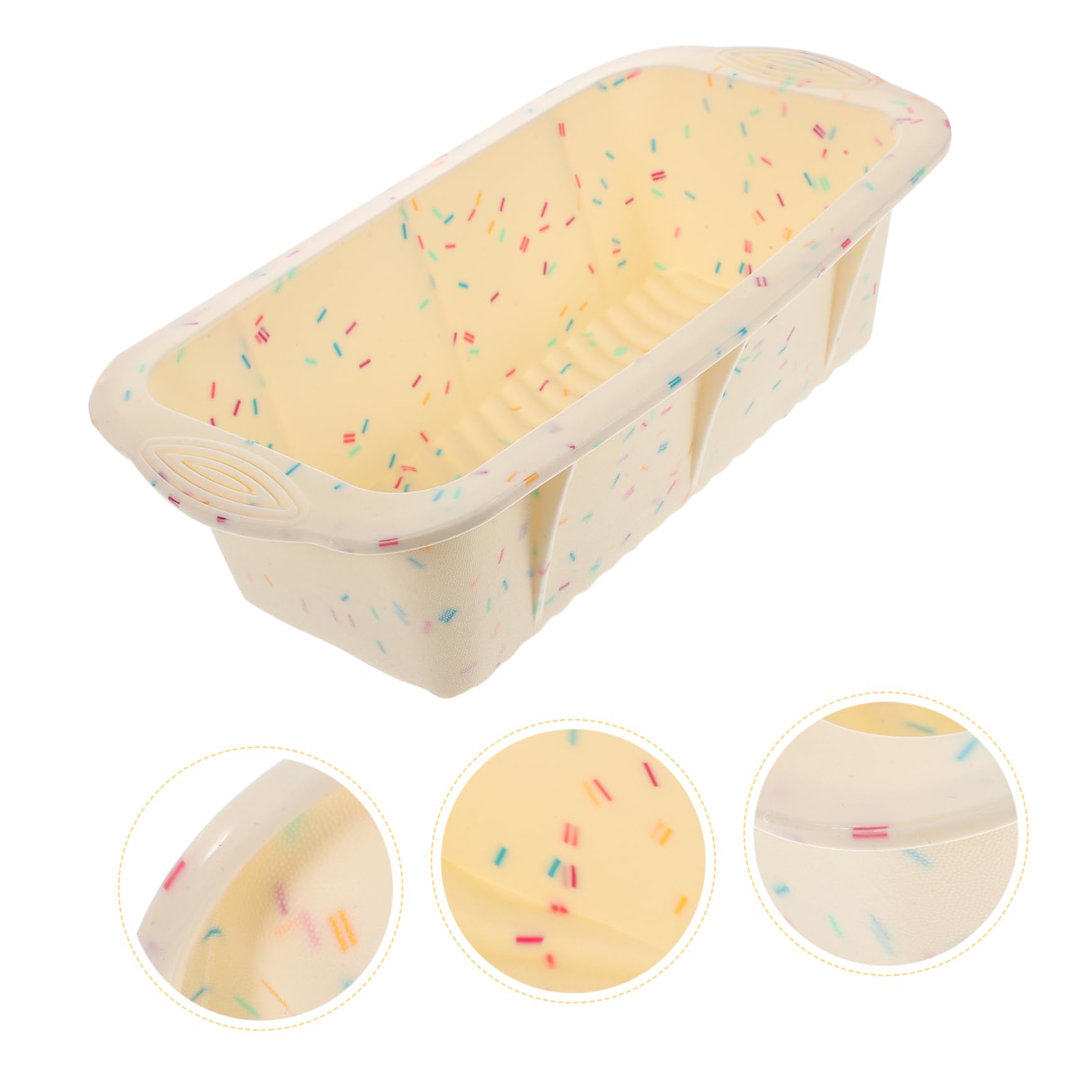 CIYODO Silicone Cake Non Stick Baking Pan for Bread and Muffins Easy Clean Household Baking Tool for DIY Projects Professional Design Multi Purpose Kitchen Accessory