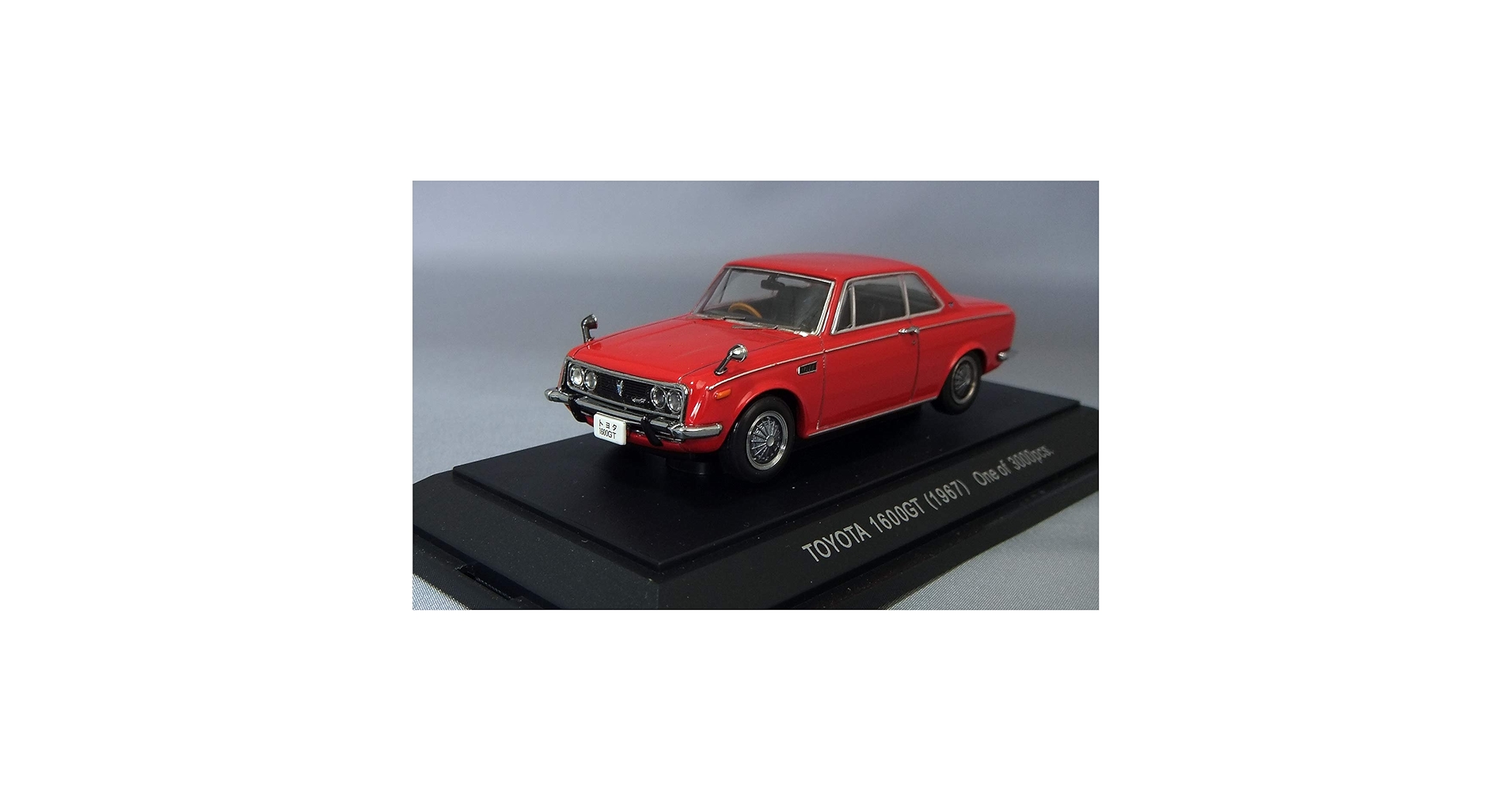 Amazon | エブロ 1/43 トヨタ1600GT 5 1967 レッド 完成品
