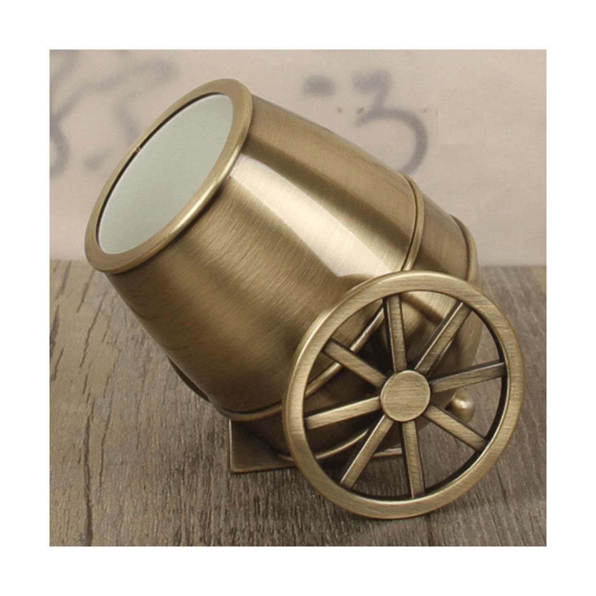 Wdwdw Bronze Toothpicks Dispenser Toothpick Box Alloy Holder Creative Thickening Container Portable Holder