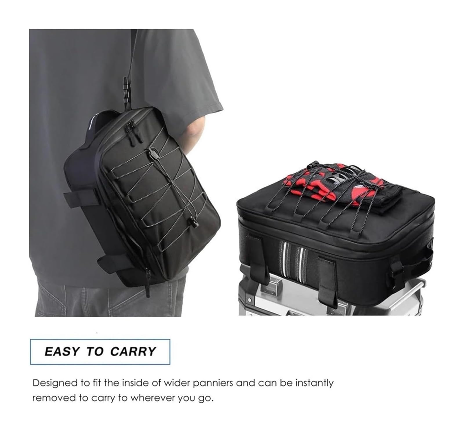 Arrière Porte-Bagages pour R1250GS LC/LC pour Adventure ADV 2018 2019 2020 2021 2022 2023 Porte-Bagages Étuis Vario(Side Bags)
