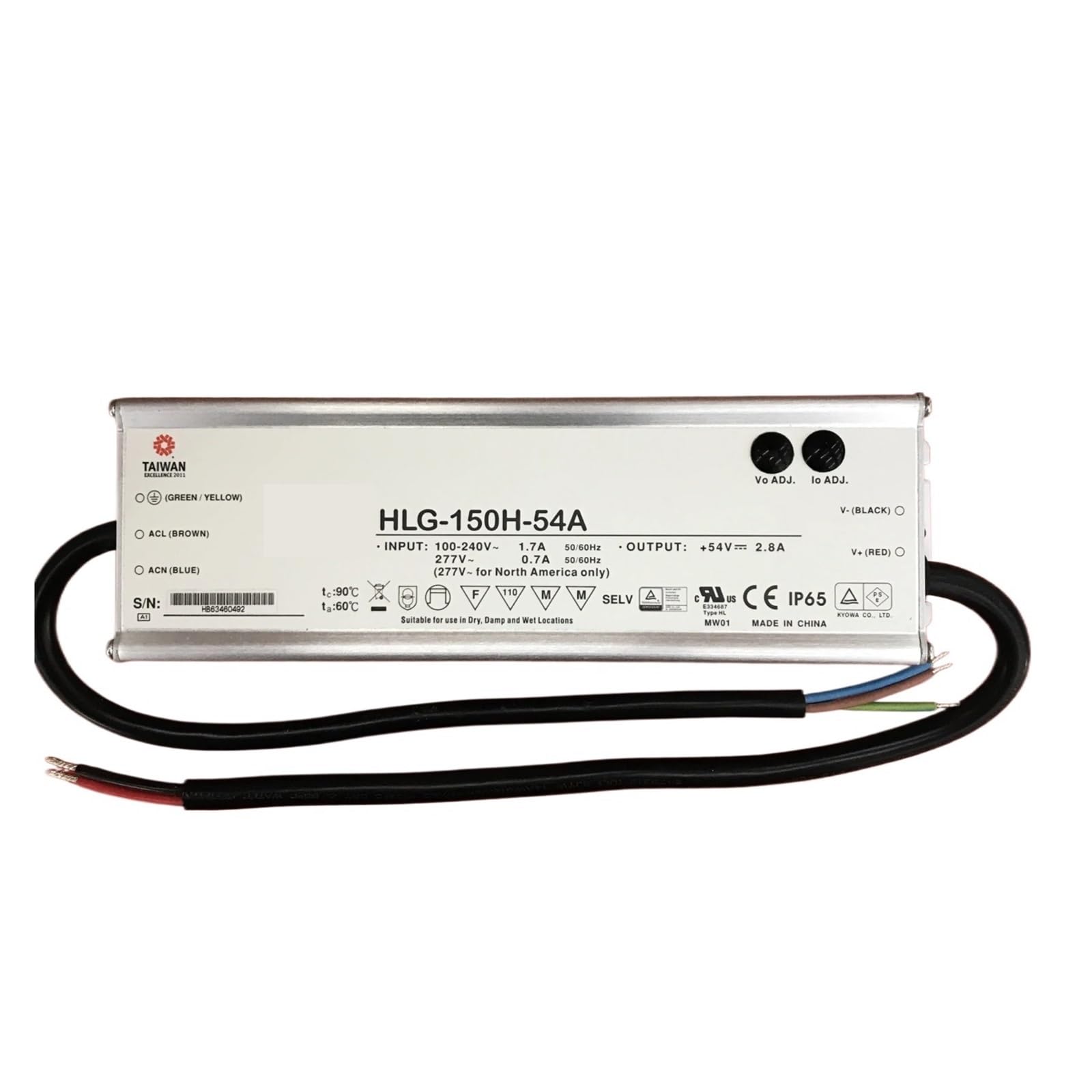 BALYDLUL HLG-150H HLG-150H-12A HLG-150H-24A HLG-150H-36A HLG-150H-48A LED constant voltage switching power supply(HLG-150H-48A)