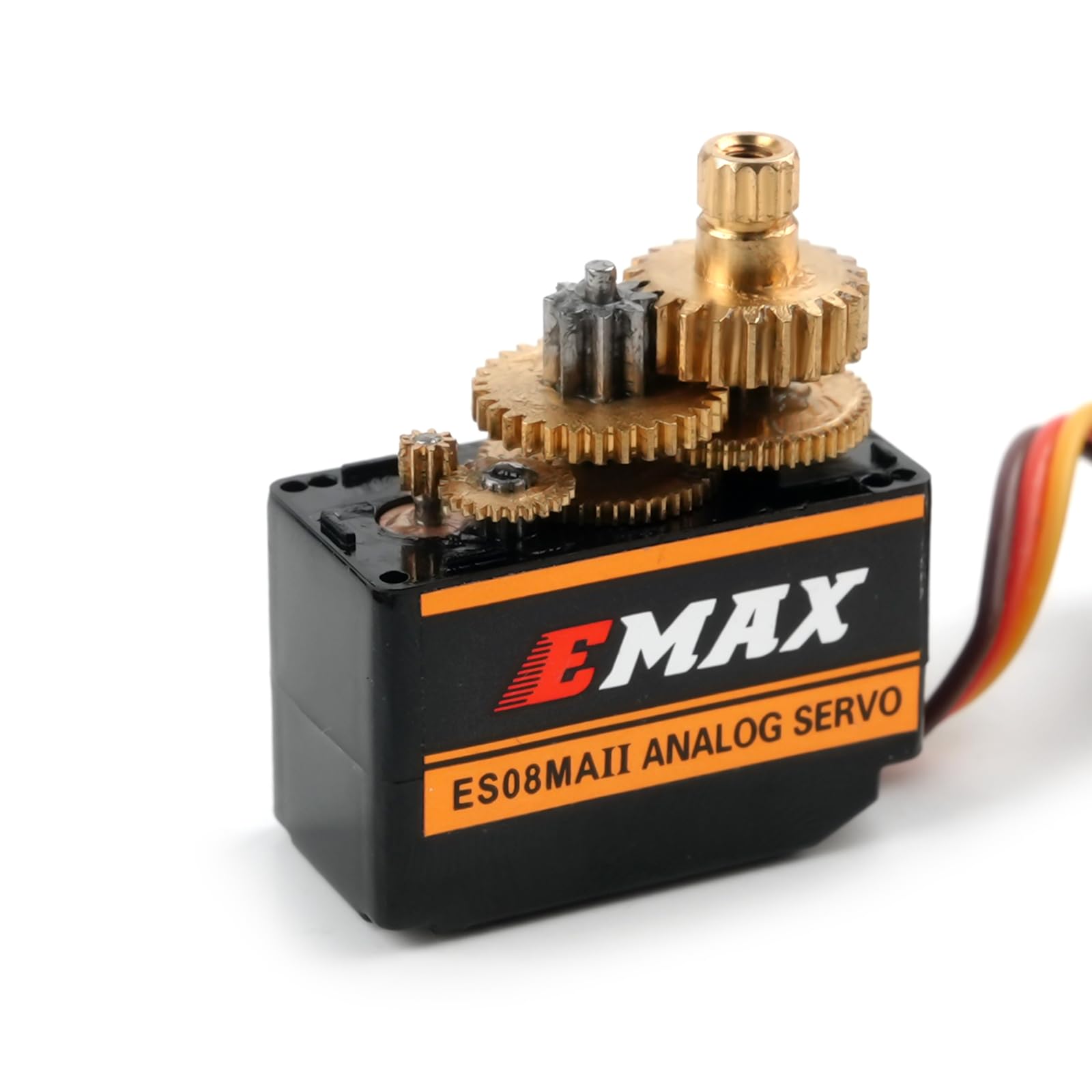 ES08MA II Metal Gear Micro Servo 2.0kg.cm Alto Torque RC Mini Servo Rotación 145° para drones/Modelos RC, 12g Diseño Ligero (4 piezas)