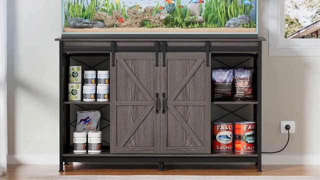 Amazon.com: VOWNER Farmhouse 55-75 Gallon Fish Tank Stand with