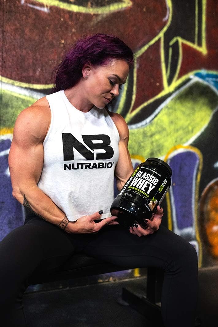 NutraBio Classic Whey Protein Powder- 25G of Protein Per Scoop - Full-Spectrum Amino Acid Profile - No Fillers, Artificial Colors, Preservatives - Low Glycemic Index - Ice Cream Cookie Dream