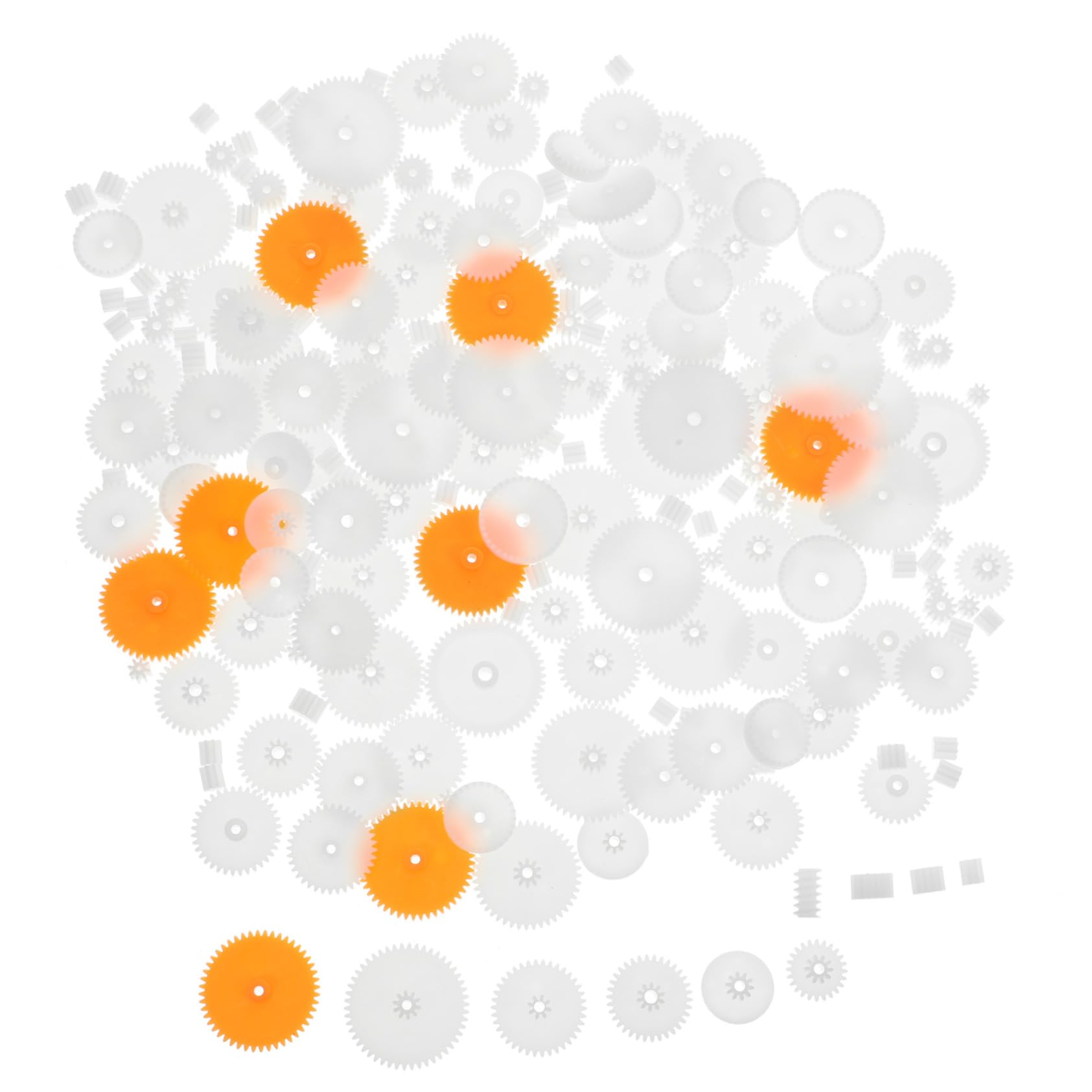 TOYANDONA 3pcs 1 Plastic Gear Building Blocks Boys and Girls Toy Gears Handicraft Supplies Educational Toys