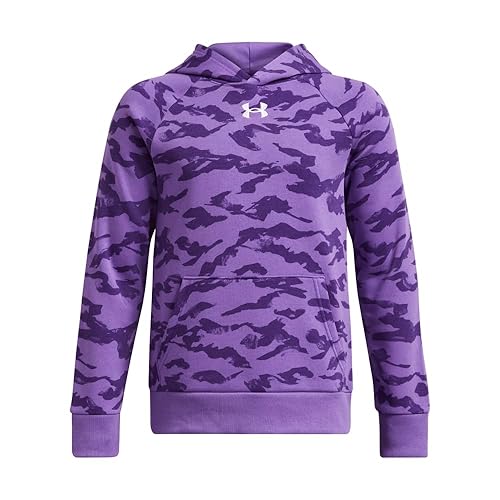 Under Armour Boys' Rival Fleece Printed Hoodie