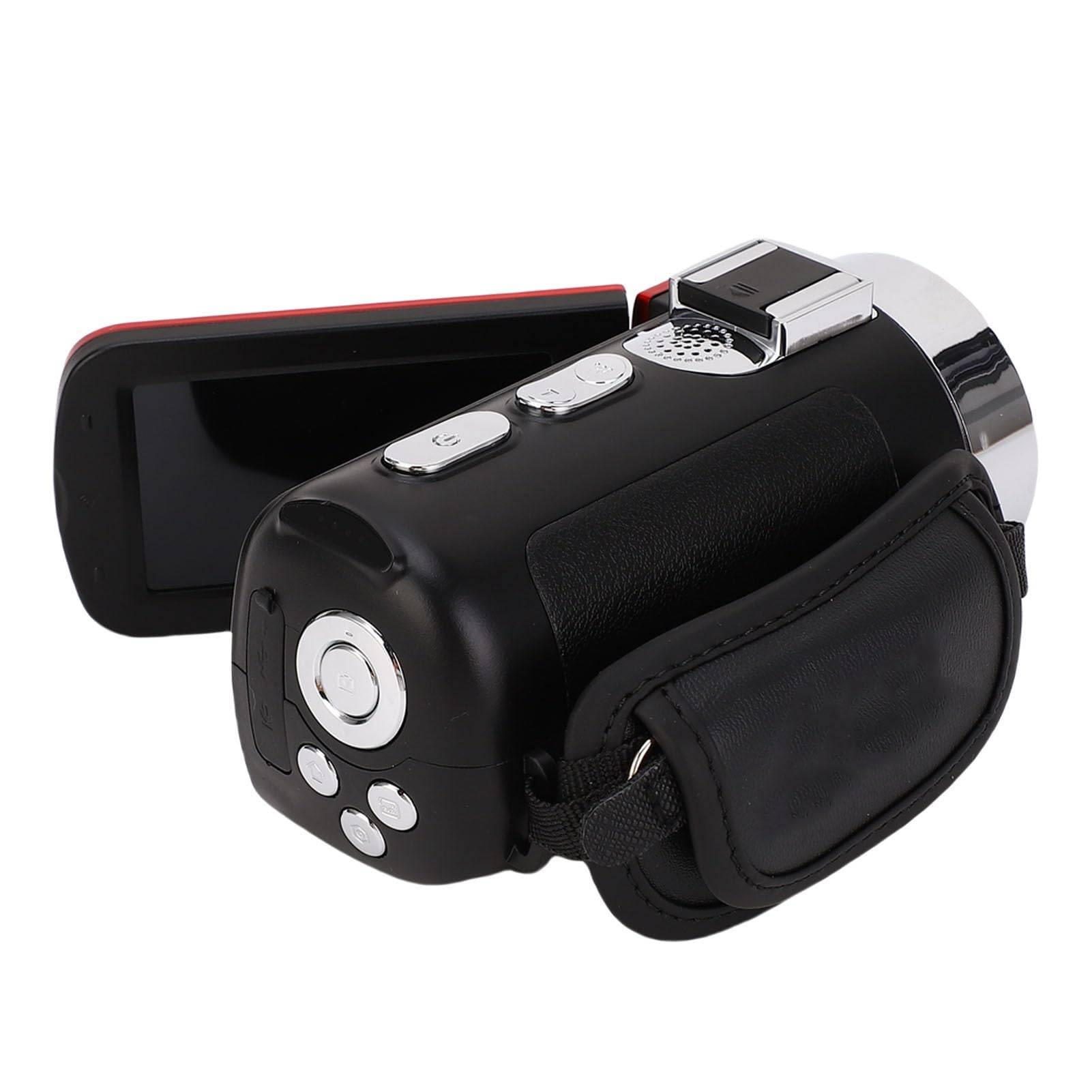 Gugxiom Videocamera Videocamera, Registratore di Fotocamere Digitali HD 4K 64MP per YouTube Tiktok, Schermata di Rotazione da 3 Pollici da 180 Gradi CARCORDERS per Bambini, Adolescenti,