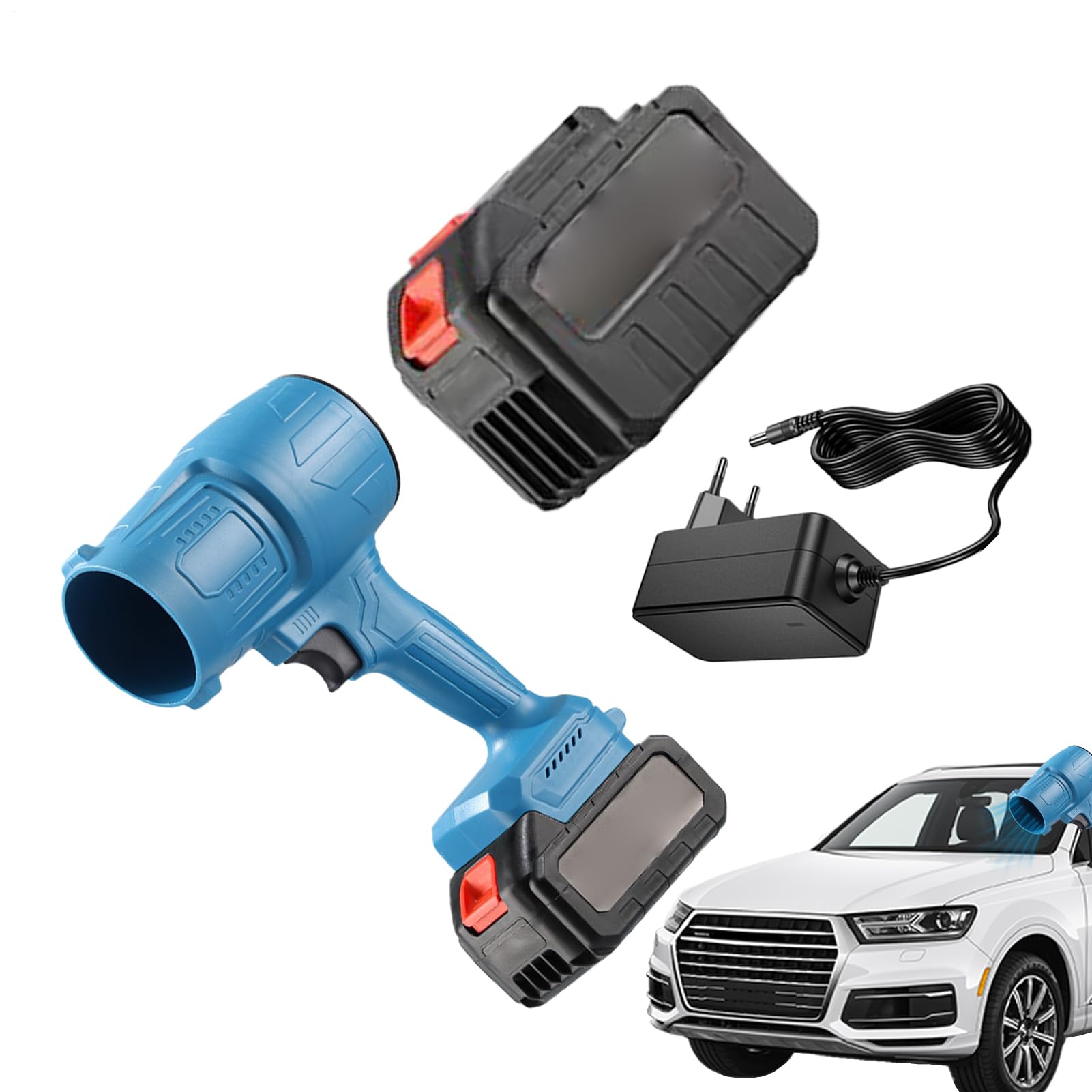 Souffleur d'air sans fil rechargeable 6000 mAh de 19000 tr/min pour intérieur et extérieur