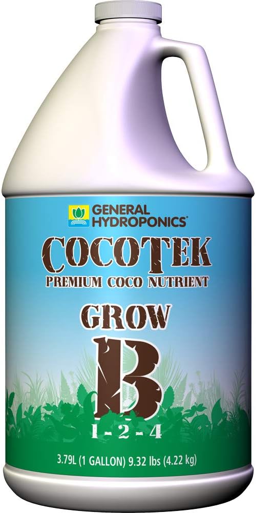 General Hydroponics GH3273 Cocotte Grow B Gal Hydroponic Base Nutrient, White