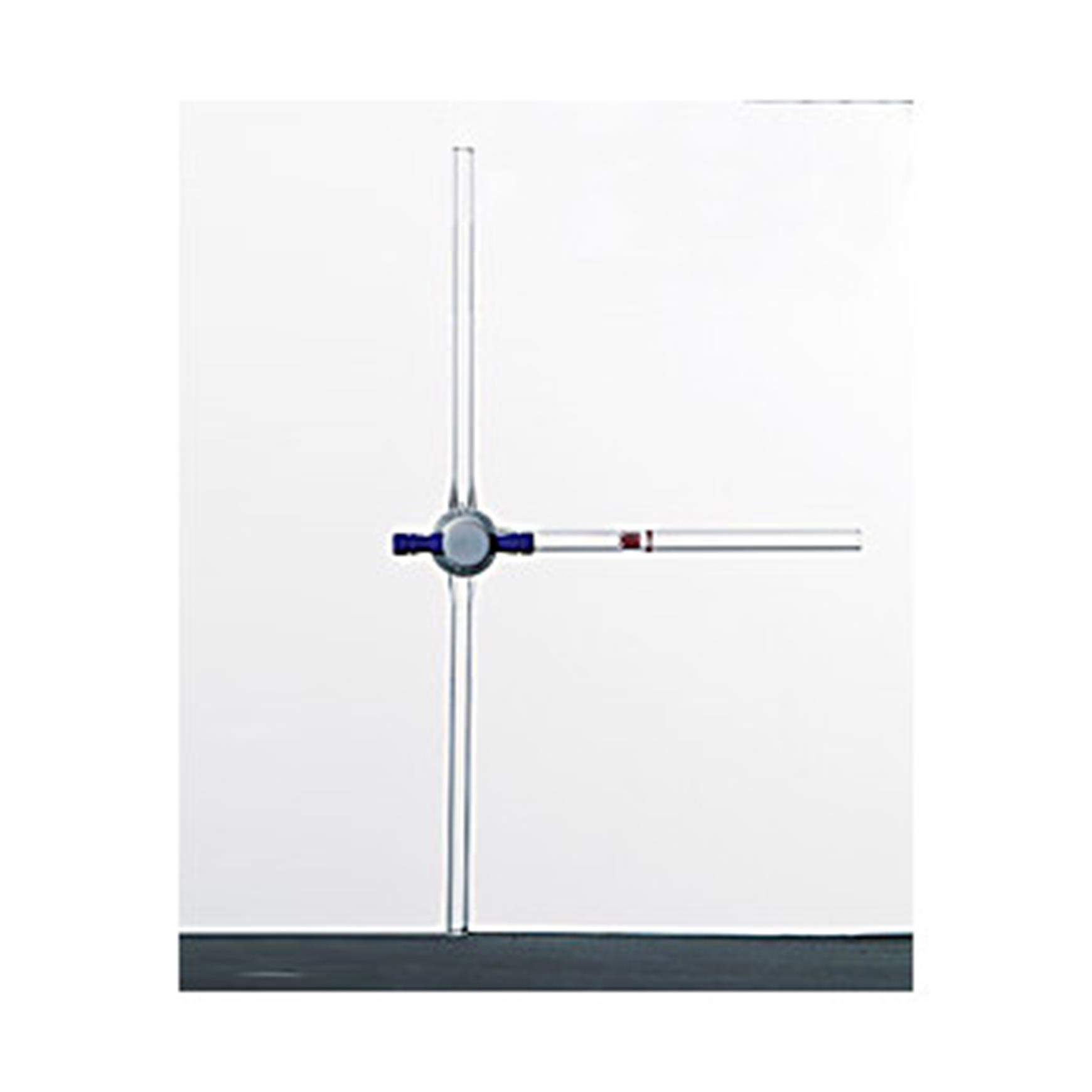 S201530 Synthware Stopcock, T-bore, PTFE, Bore 2mm, Plug Size 15.2/30