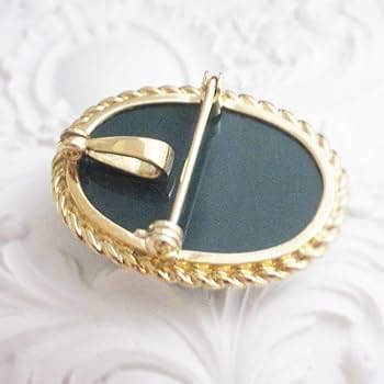 t*k様 K18 カメオ　ペンダントトップ　ブローチ 楽天市場】T【K18】カメオブローチ ペンダントトップ K18 総重量