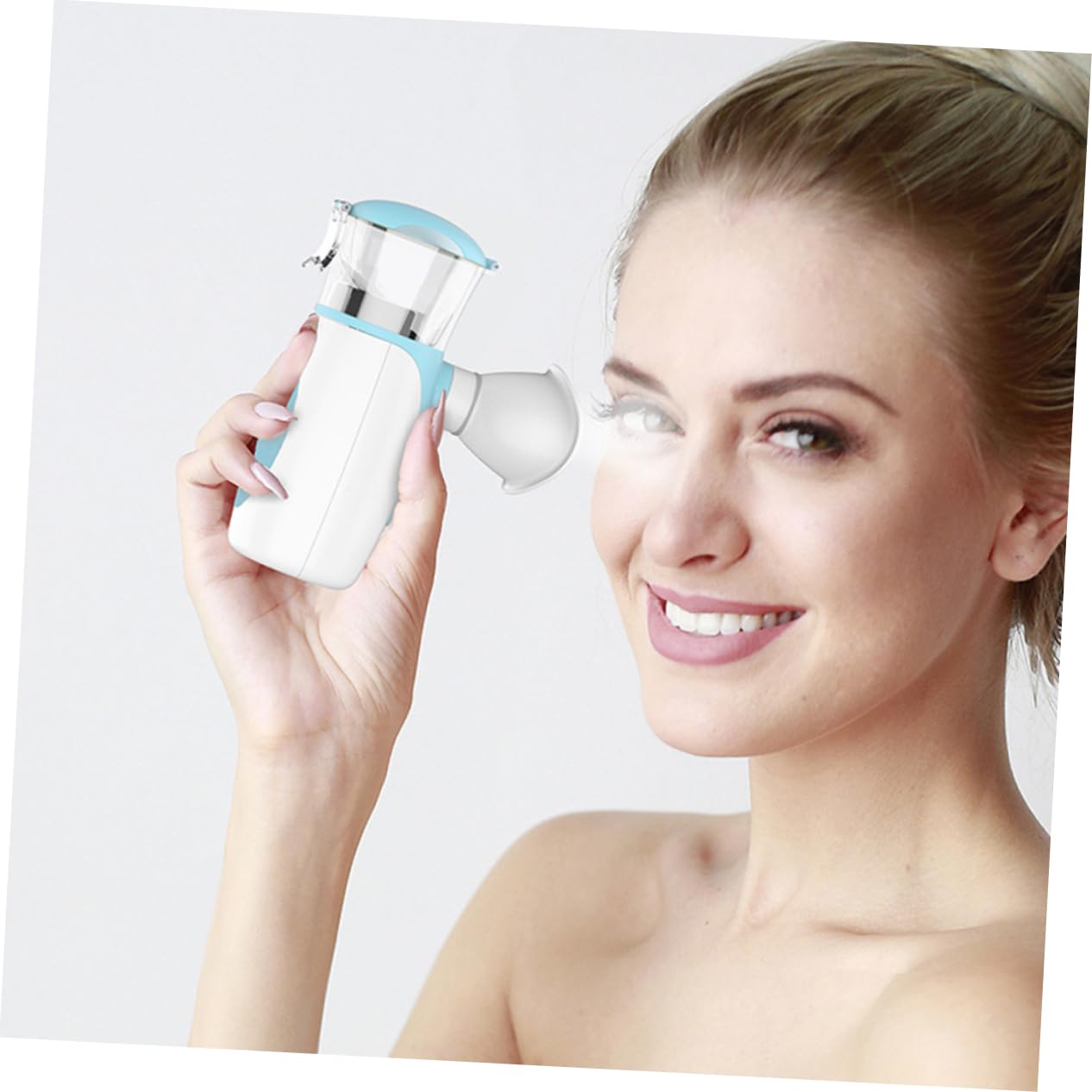 VALICLUD Nano Augenspray Kaltnebel Sprühgerät 24ml Tragbarer Augenbefeuchter aus Abs mit Feiner Vernebelung für Zuhause und Unterwegs gegen Trockene Augen