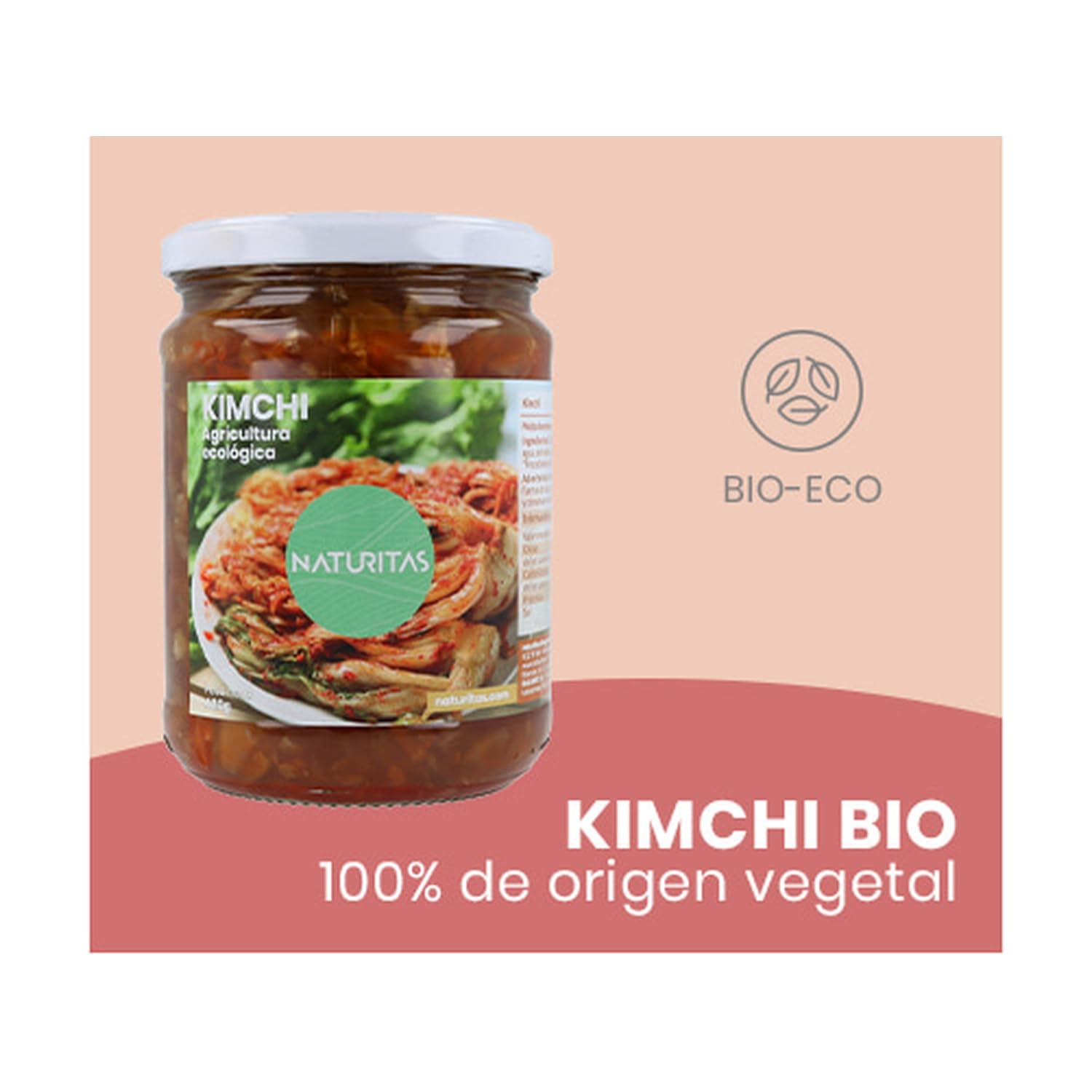 Naturitas Essentials Pack Kimchi Bio 2x420g Cabbage Kimchi Conservas