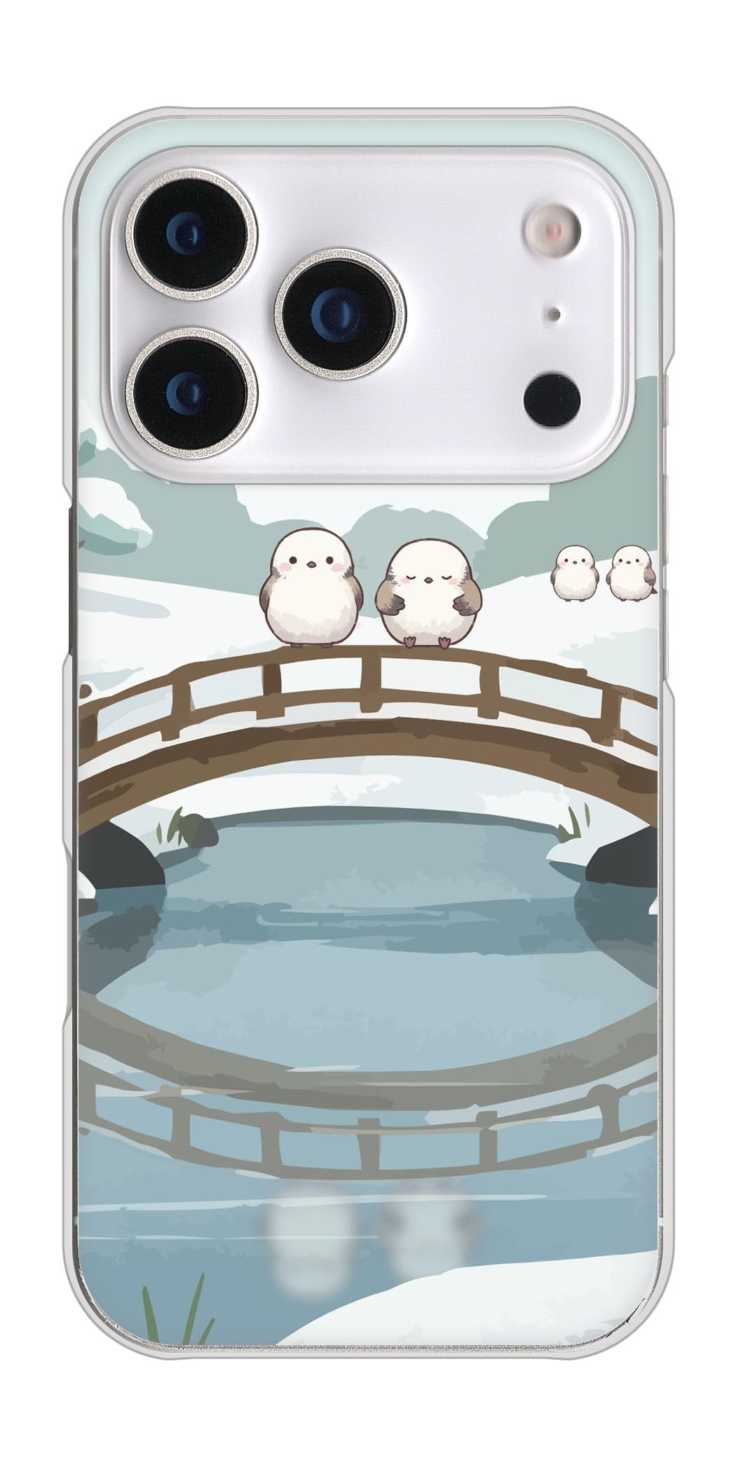 Amazon.co.jp: iPhone 17 Pro ハード ケース カバー AY859 シマエナガ