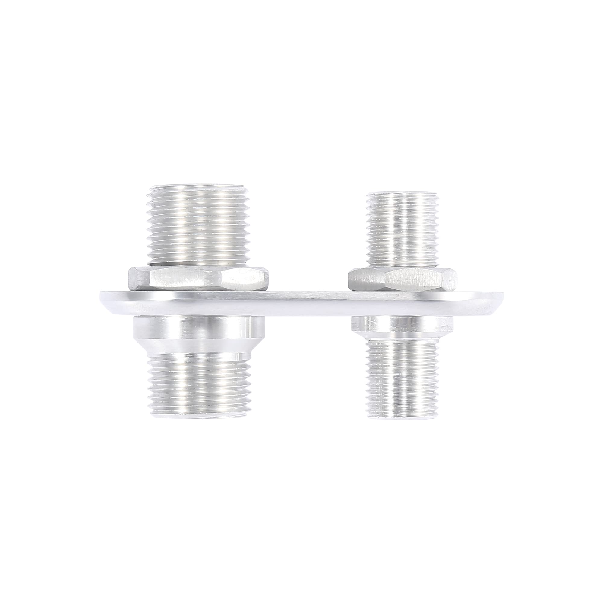 2-Port Billet Aluminum Bulkhead Connector – Firewall Heater & A/C Line Fitting For Hot Rods