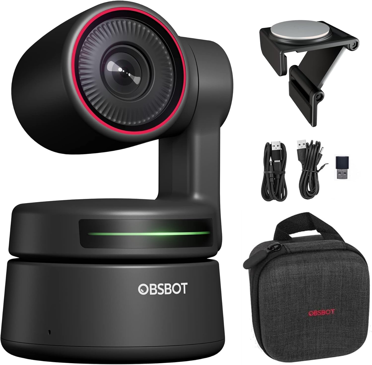 Tiny 4K AI-Powered PTZ 4K Webcam Ultra HD Auto-Frame Gesture Control HDR Webcam with 4X Zoom for Online Meeting/Online Class Video Chat Live Streaming Works with Zoom,Skype,YouTube,etc-image-48