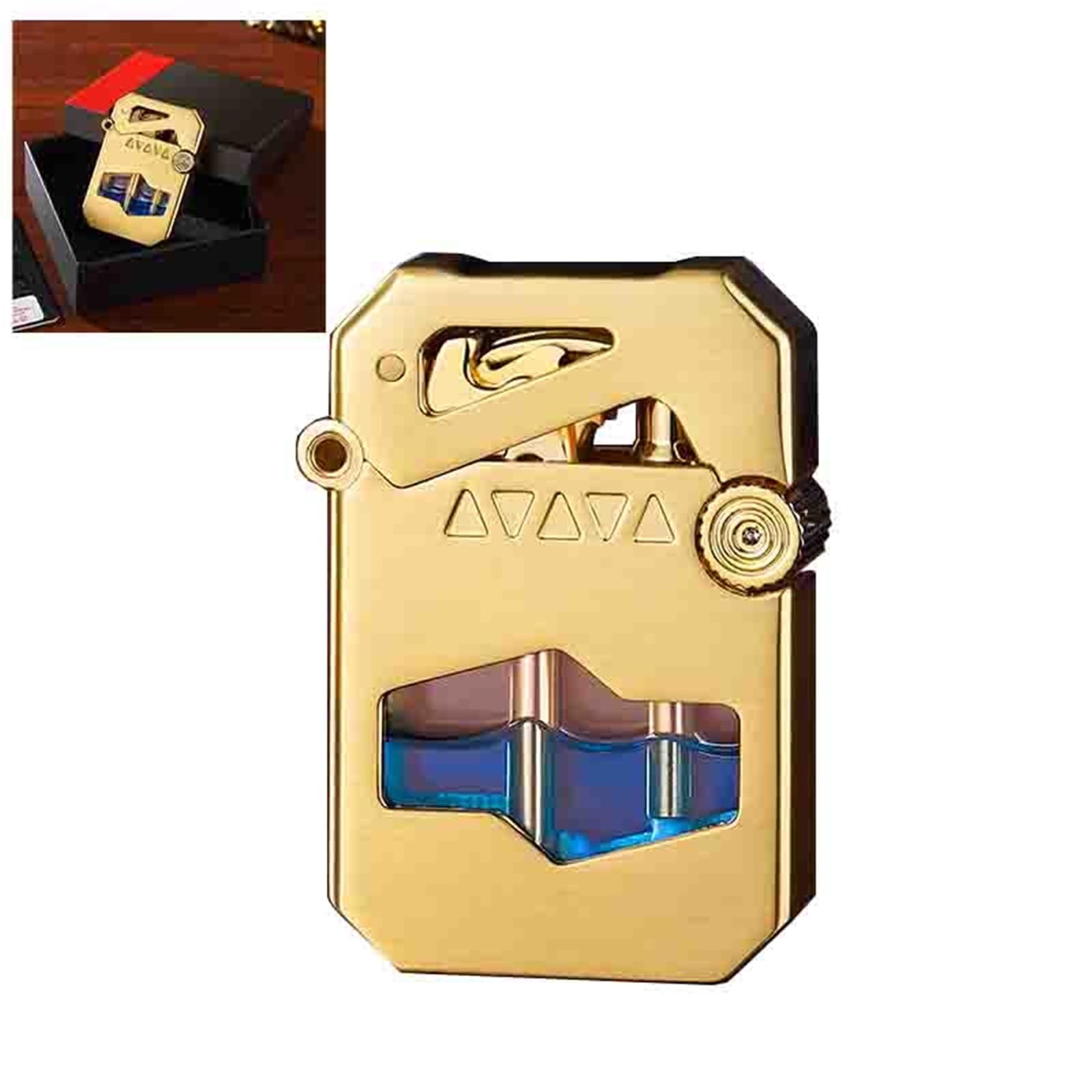 Encendedor de queroseno automático de metal, un regalo ideal de diseño portátil