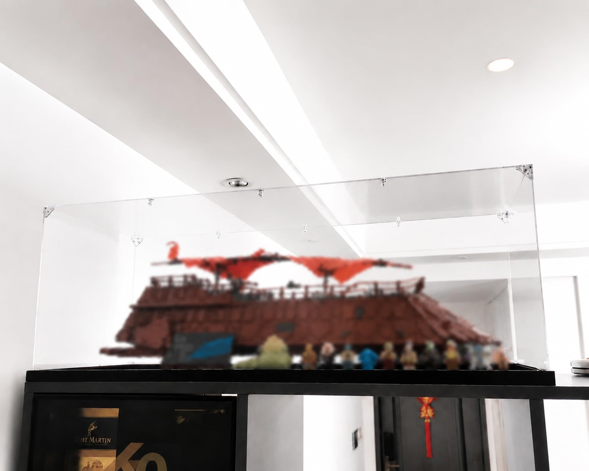 Gablota do lego Star Wars UCS 75397, przezroczysty akryl | Ochrona przed kurzem, krystalicznie czysty akryl, łatwy montaż, wyświetlacz kolekcjonerski, wystrój domu