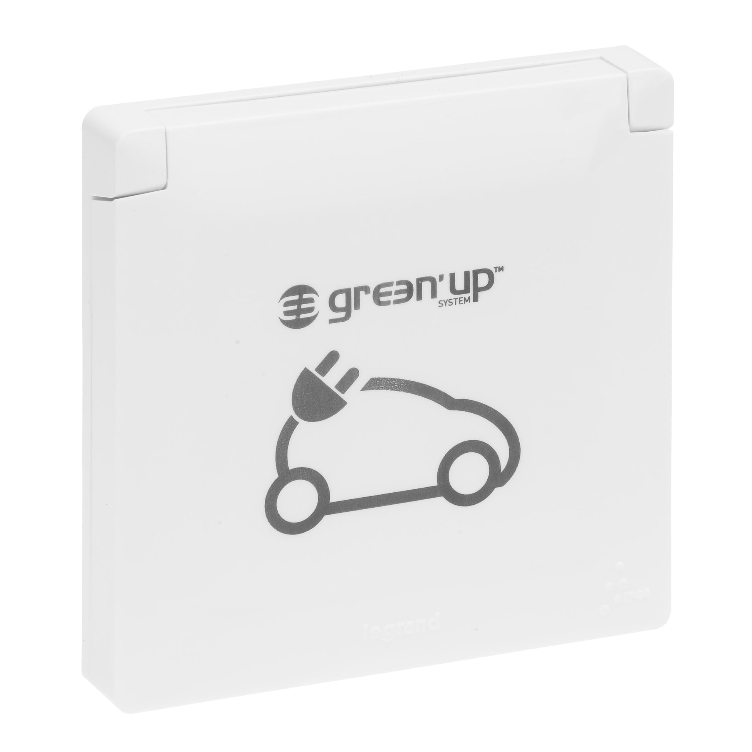 Legrand, SEANO Green'Up Ensemble complet de prise de contact protégé, EV – Mode 1 et Mode 2, pour véhicules électriques, 16 A, 250 V, Couleur: Ultra blanc, 765217