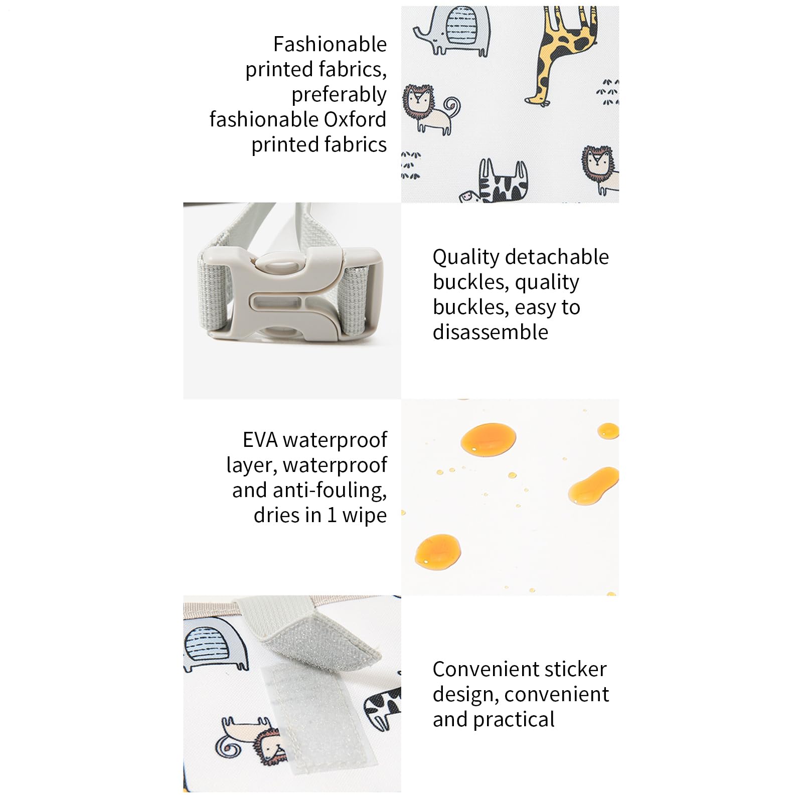 Baby Changing Mat, Portable Toddler Changer Pad, Waterproof Foldable Diaper Changing Station for Nursery Stroller Daycare Hospital Travel Postpartum Mom Dad Camping Picnic Newborns Care