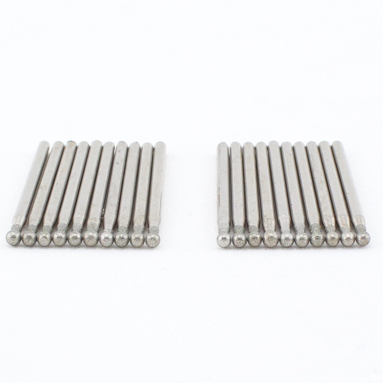 ILOVETOOLDiamond Ball Burrs 2mm Lapidary Tools Carving Bit Gemstone Pack of 20Pcs