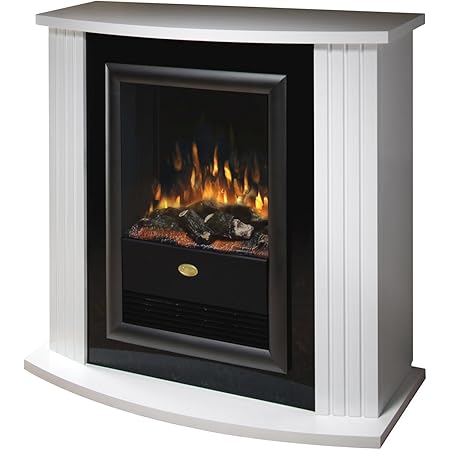 ewt Elektro-Kamin Elektrisches Kaminfeuer Mozart de Luxe weiß: Amazon