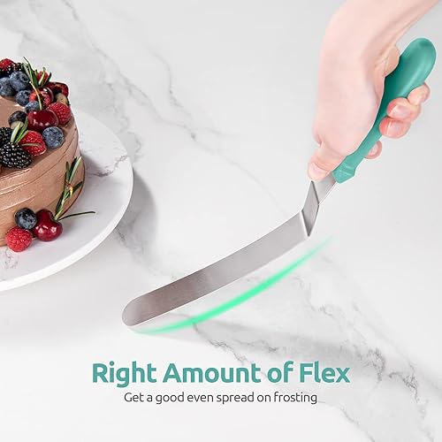 Vista 16 de Set de espátulas U-Taste de glaseado con ángulo inclinado Negro