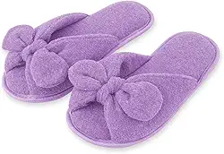 Pantufa Antiderrapante Com Laço Super Confortavél e Resistente