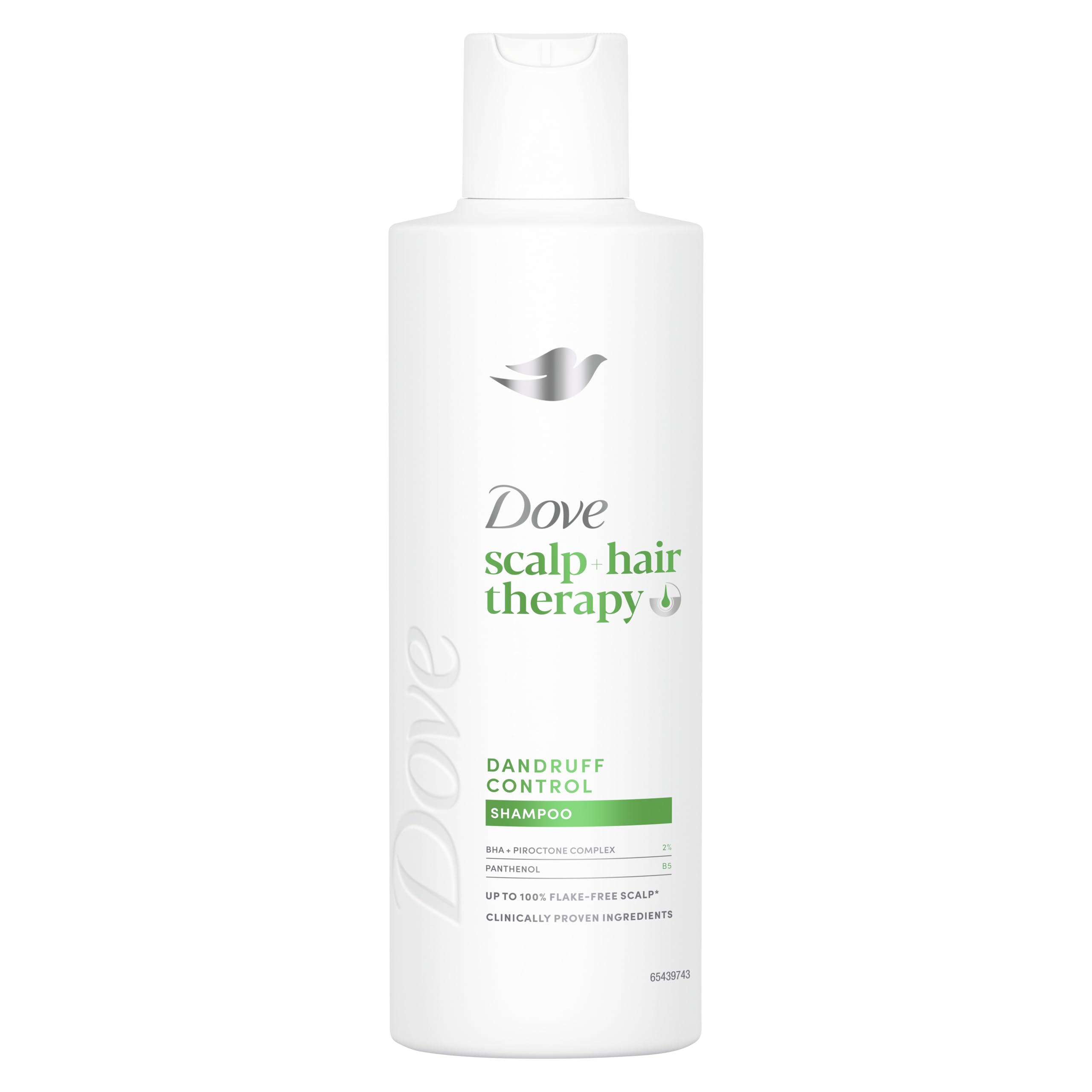 Dove Scalp + Hair Therapy Dandruff Control Shampoo hair care with Salicylic Acid, Piroctone and Panthenol for up to 100% flake-free scalp* 250 ml