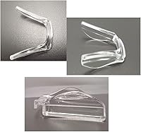 Vista 6 de 1PC Placa Gafas Marco Gafas Sillín puente Nariz Pieza TR Material incrustado Soporte TR para vidrio de lectura de vidrio