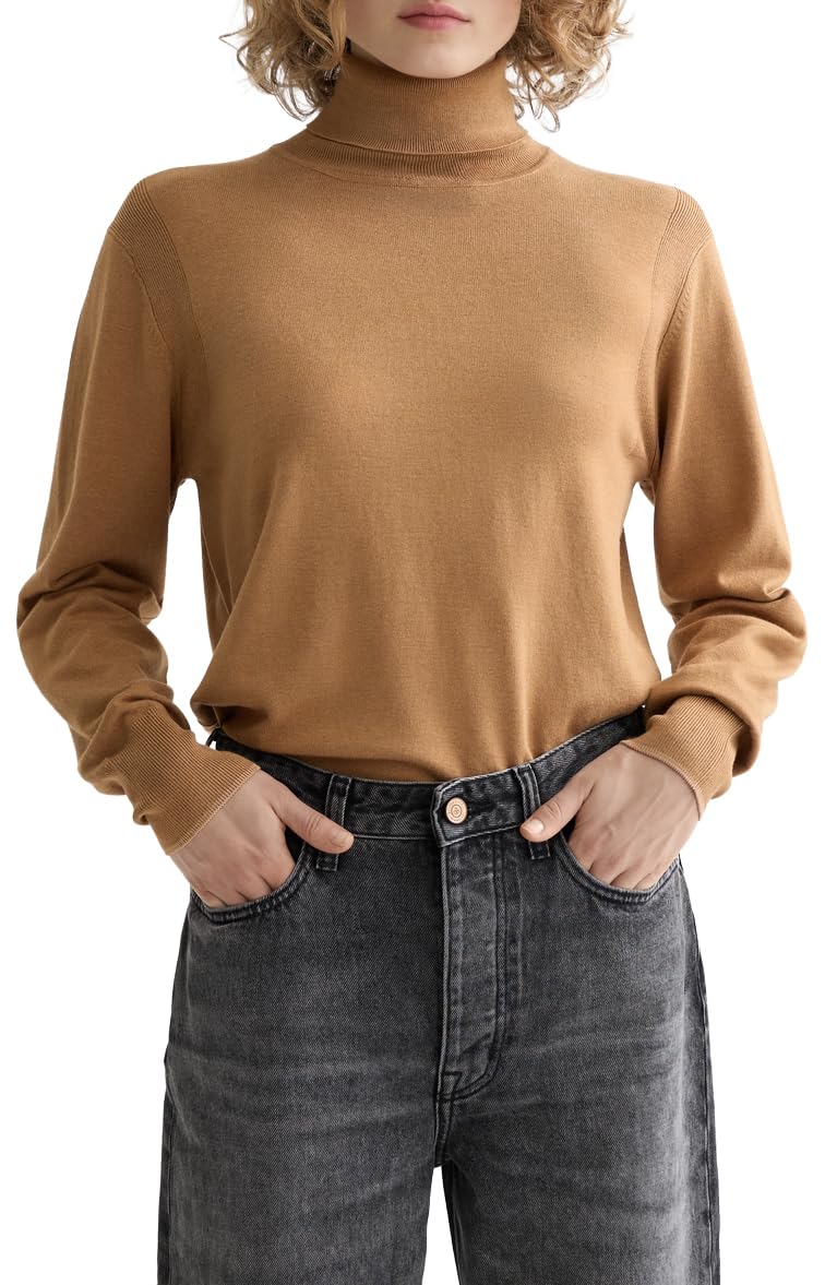 Scotch & Soda Relaxed-Fit Roll Neck Pullover Maglione Donna (Pacco da 1)