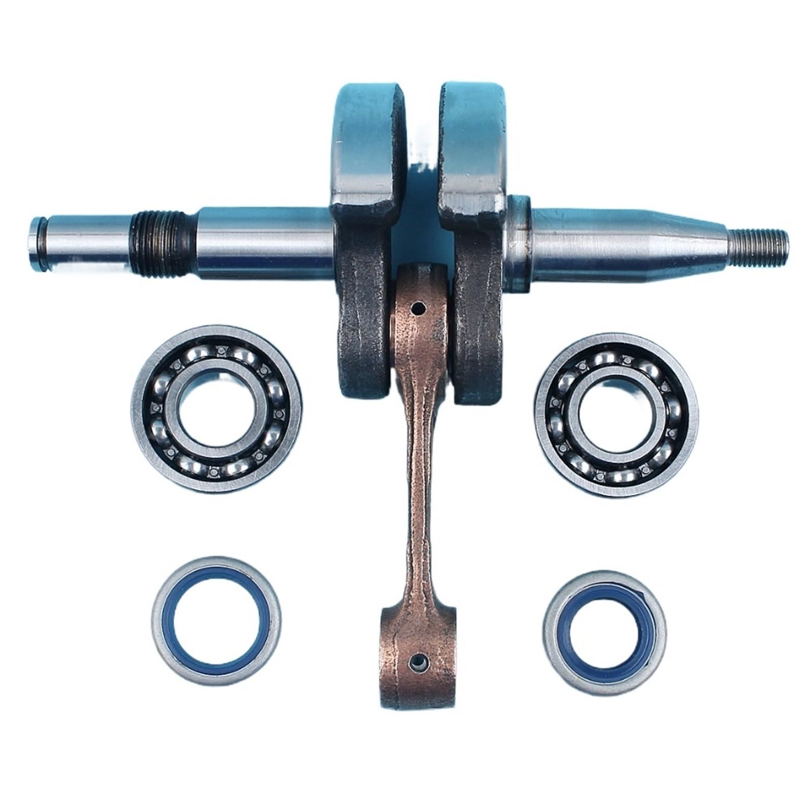 PEGGYLIN Crankshaft Crank Bearings Oil Seals Kit Fit for Husqvarna 365 372 362 371 372XP Chainsaw Replacement Spare Parts Бензопила