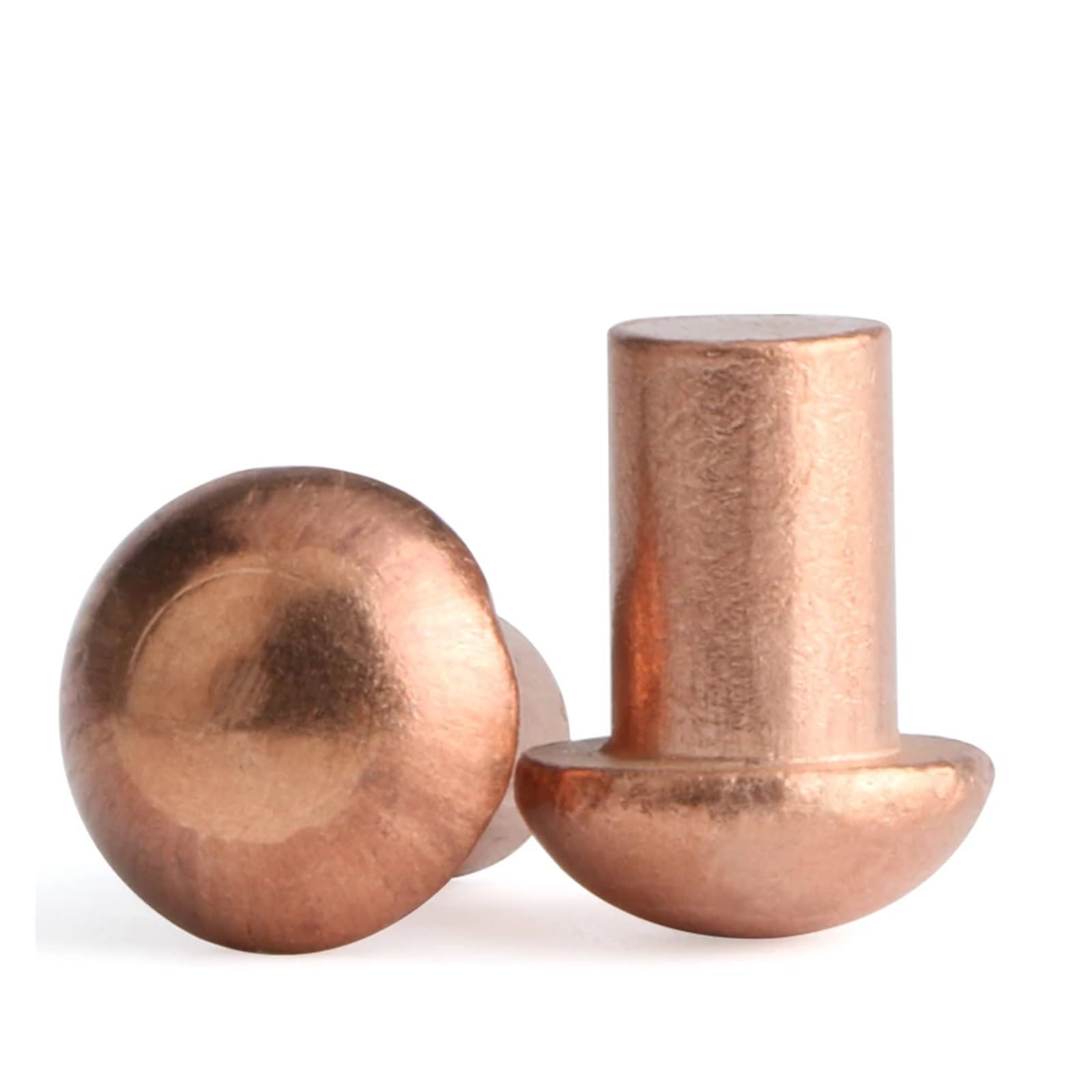Nity aluminiowe z okrągłą głowicą, Nity miedziane z łbem kulistym, łeb stożkowy, GB867, zestaw 8 szt., rozmiary od M1,5 do M8(45mm,M6 (5Pieces))