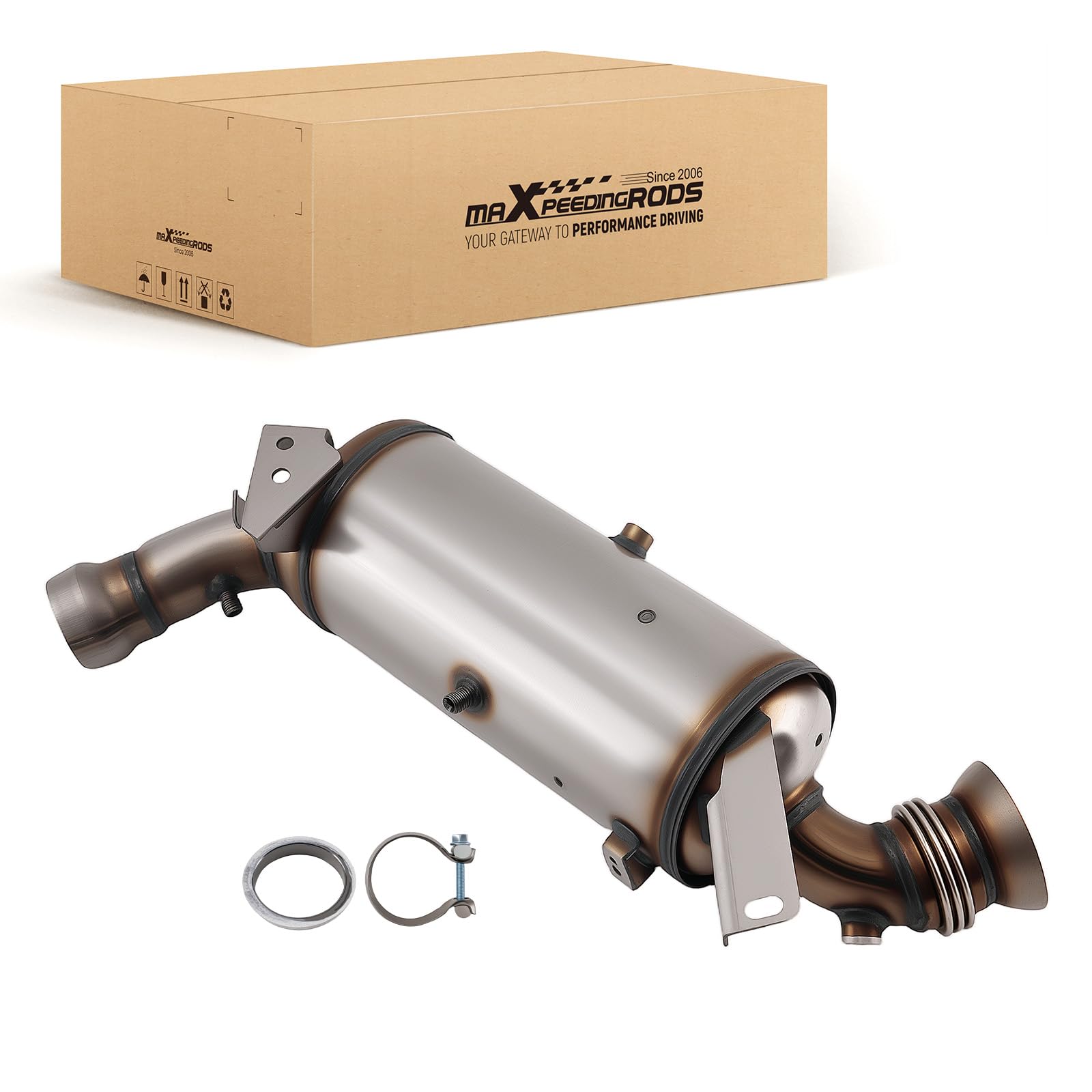 maXpeedingrods 2044907436 Filtro de partículas diésel DPF Mer-cedes Clase C W204 S204 CLS C218 Clase E W212 S212 A2044901392 A2044907436