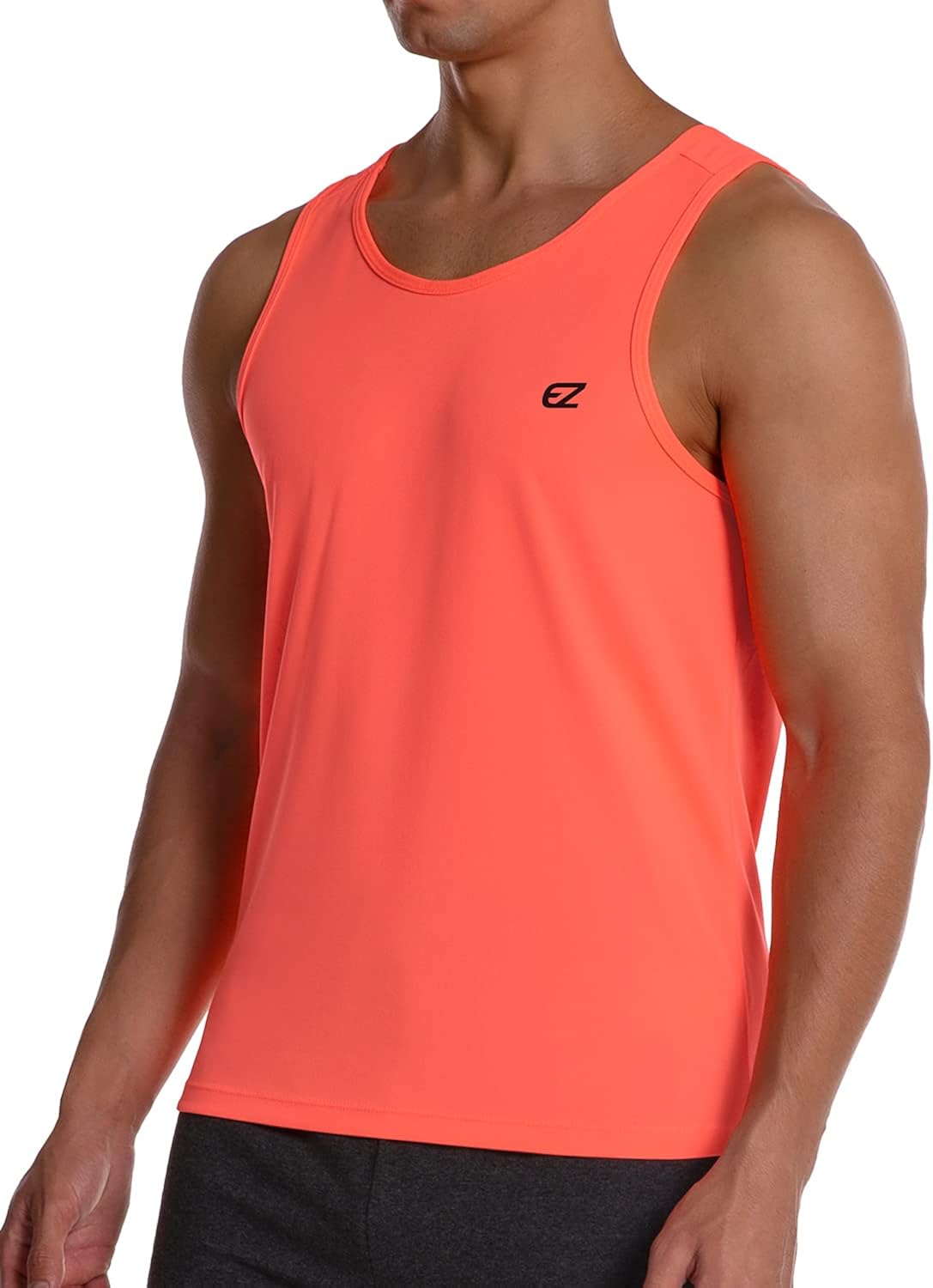 EZRUN Men's Tank Tops Quick Dry Workout Sleeveless Shirts for Bodybuilding Gym Jogging Running Fitness Training : Sports & Outdoors