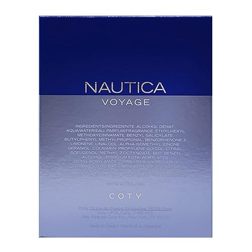 Miniatura 9 de Nautica Voyager by Nautica para hombre 34 onzas EDT Spray paquete de 2