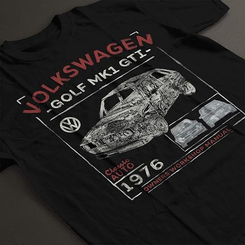 Miniatura 4 de Volkswagen Golf MK1 GTI Owners Workshop Manual Camiseta para hombre