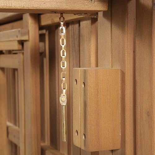 Miniatura 7 de vidaXL Silla de patio, tumbona para exteriores con ajustable y cojín, tumbona plegable, estilo retro, madera de acacia maciza