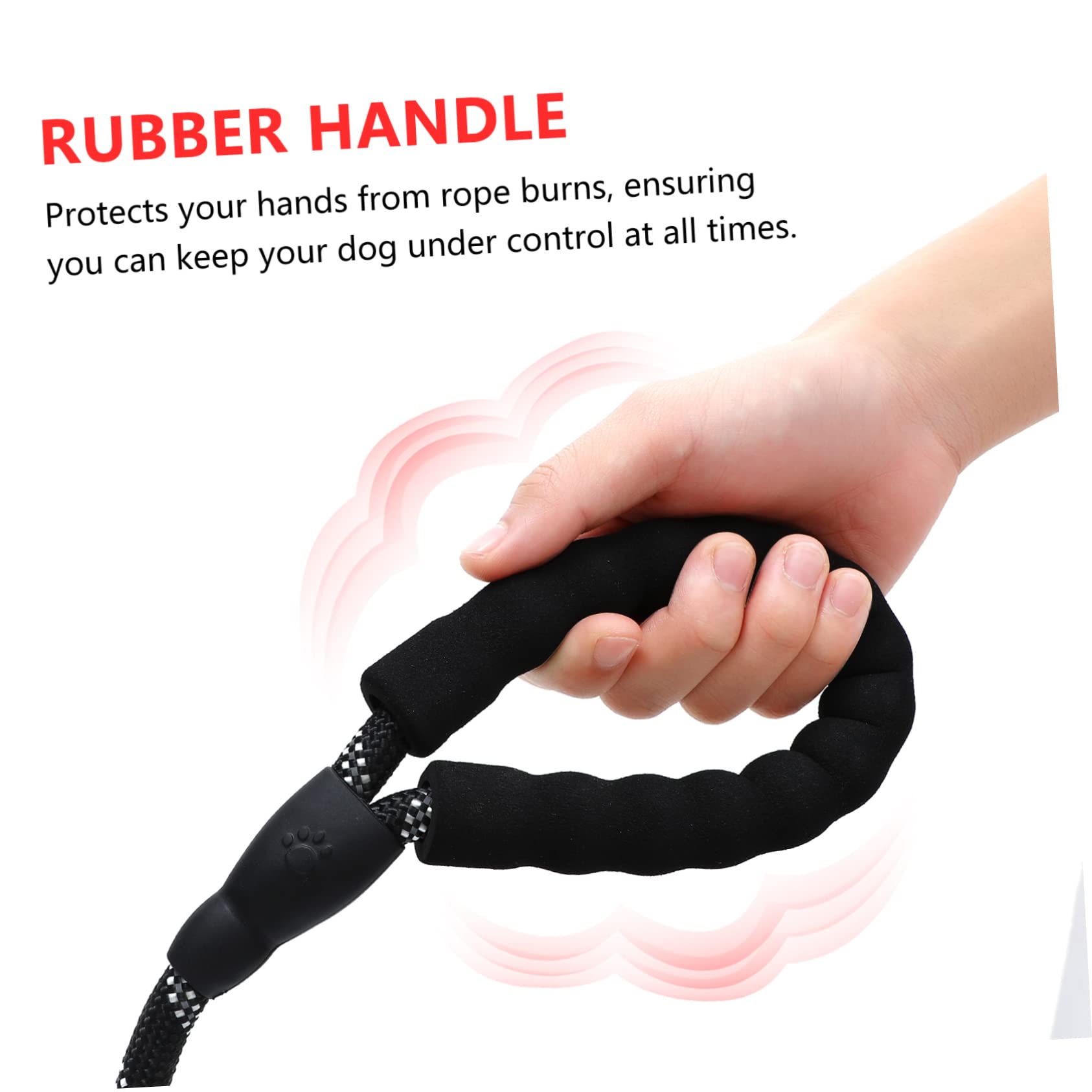 1 Satz Hundeleine mit Halter für Kotbeutel Nylonleine für Kleine Abfallsäcke und Tragetasche für Outdoor Aktivitäten