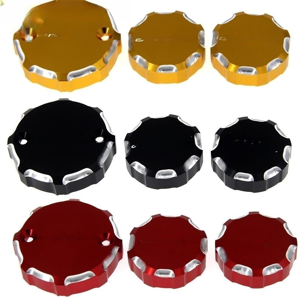 Guard Rear Brake Fluid Reservoir Motorcycle Front Brake Clutch & Rear Brake Fluid Reservoir Cover Cap for Caponord 1200 2013-2015 2014
