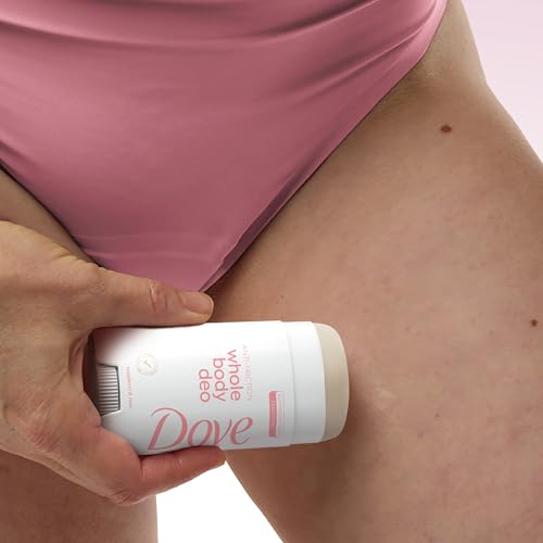 Dove Whole Body Deo Aluminum Free Anti-Chafe Deodorant Stick Raspberry & Rose for 72h Odor Control 2.6 Oz - image 5