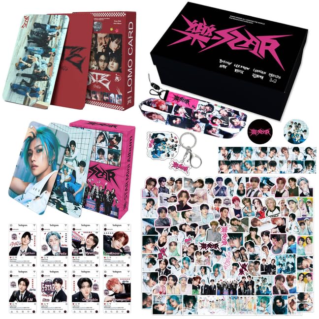 Amazon.com: KPOPBP 樂 Rock Star Album Merch Gift Box Set 110 PCS 