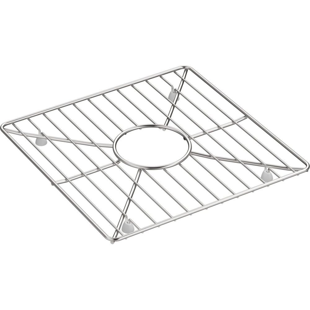 KOHLER K-6447-ST Strive - Griglia inferiore per lavello, in acciaio INOX, confezione da 1