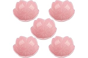 WHJY Pink Cherry Blossom Dish Set: A symphony of cuteness for enchanting dining experiences