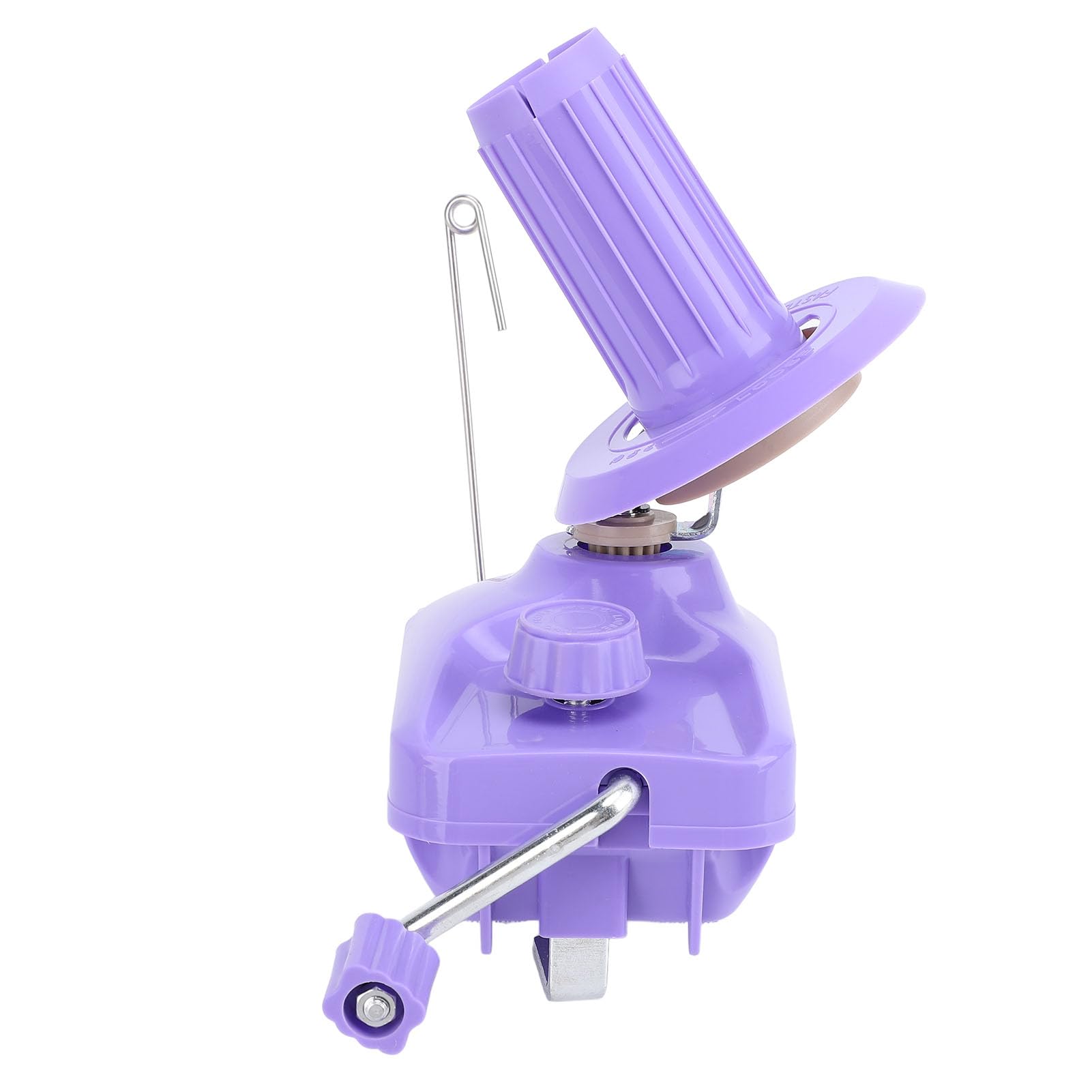 Macchina avvolgitrice manuale per gomitoli di filato Strumento portatile silenzioso per cucito con di ingranaggi stabile per lavorare a maglia all'uncinetto Lavorazione in (Viola)