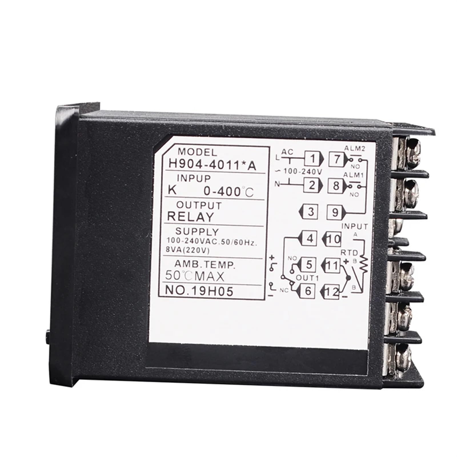 Duży cyfrowy regulator temperatury HD-LCD, regulator ogrzewania i chłodzenia, uniwersalny termostat wyjściowy multi-termoelementowy (96 96 wyjście przekaźnikowe)