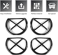 Vista 4 de Cubierta de lámpara de faro delantero para accesorios Challenger, cubierta de biseles de faros delanteros, decoración de luz exterior para Dodge