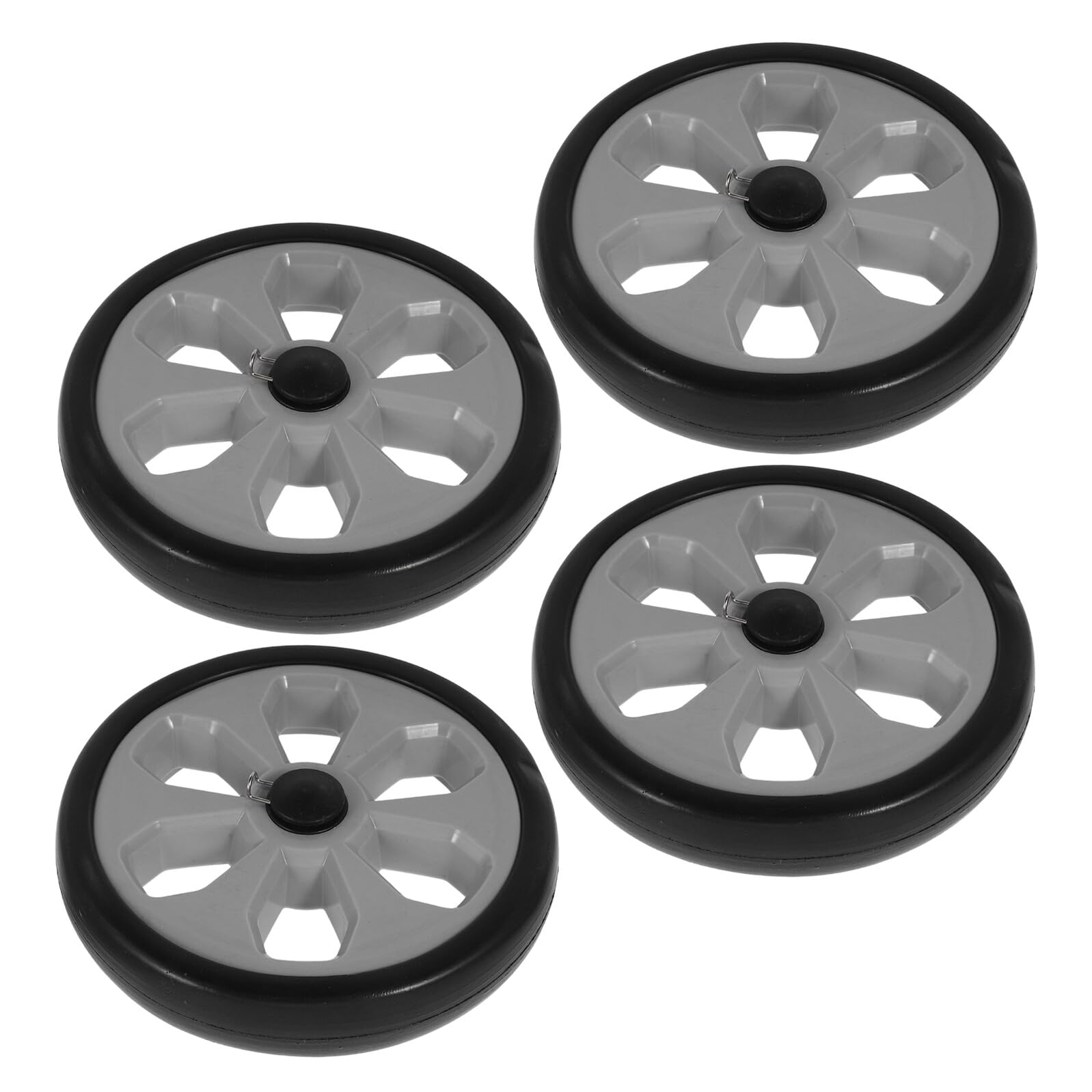 Roues de rechange robustes pour chariot de supermarché et meubles lot de 4