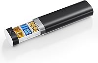 Vista 8 de Betife - Organizador semanal de pastillas para viajes, pastillero diario compacto de 7 días, estuche portátil de medicamentos, bonito porta