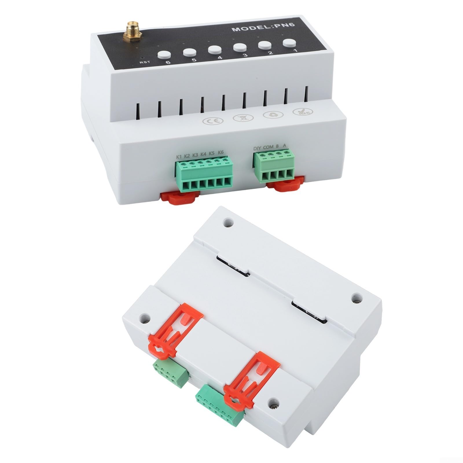 Per Tuya Per Zigbee 6CH Modulo Interruttore Relè per Smart Life App e Controllo Vocale Supporta la pianificazione e la gestione remota degli elettrodomestici